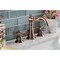 Kingston Brass Widespread Bathroom Faucet, Antique Copper FSC197AXAC - alternate 4